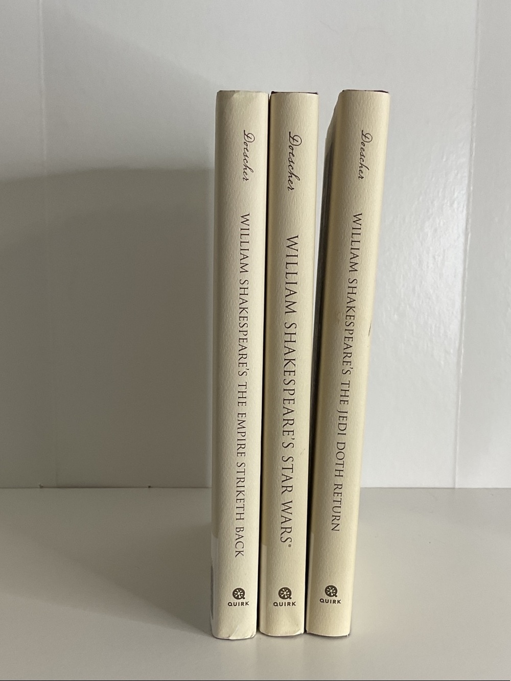 Star Wars in the style of William Shakespeare original 3 book set Ian Doescher